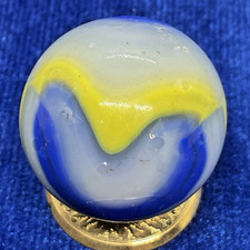 A Vintage Marble King Cub Scout Shooter Marble. It Measures .94 Inch Near Mint.