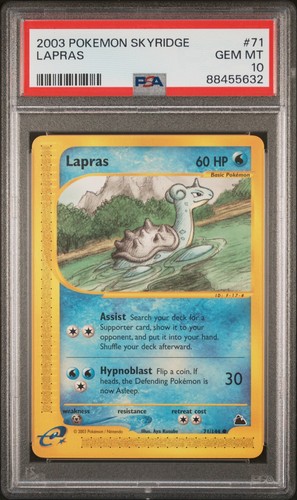 Lapras graded PSA 10 for sale on eBay
