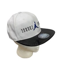 Cappello berretto Air Jordan Retro 11 giovane taglia unica bianco jumpman snap back