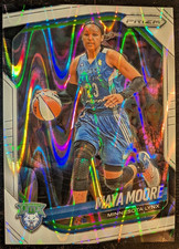 2025 Panini Prizm WNBA #135 Maya Moore White Seismic Prizms R1P:157
