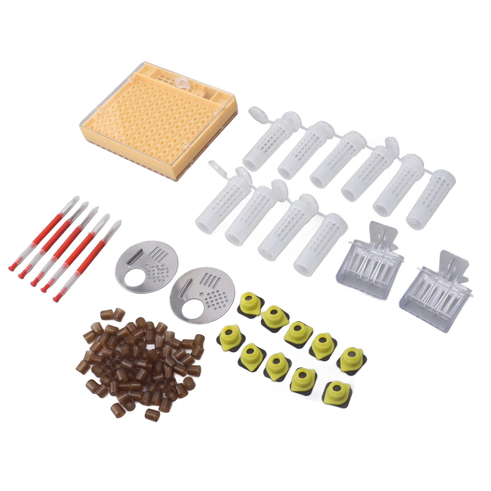 Plastic Queen Rearing System Beekeeping Queen Bee Rearing Grafting Kit LW