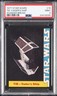 1977 STAR WARS WONDER BREAD #16 TIE-VADER'S SHIP PSA 9