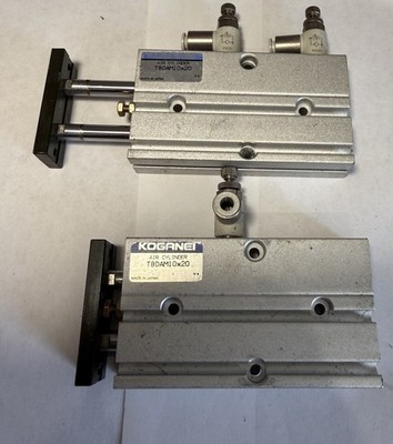 Ein neuer Zylinder KOGANEI TBDAM10 Doppelstangenzylinder doppeltwirkend 20 mm Hub, 