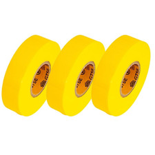 - Yellow Electrical Tape 3 Rolls, 3/4In X 66Ft, UL/CSA Listed