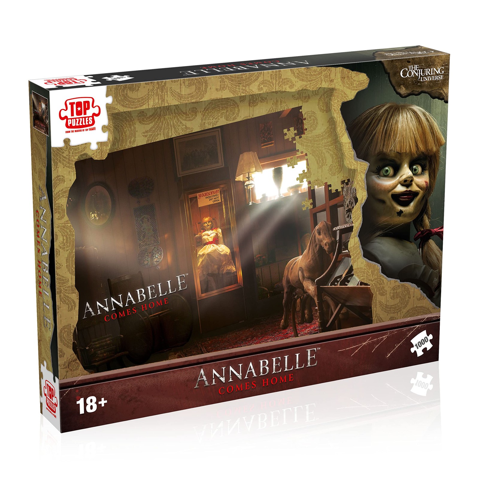Puzzle horreur Annabelle 1000 pièces VF pour adulte fan de film d'épouvante