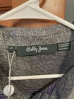 NWT MEN'S BOBBY JONES LONG SLEEVE POLO, SIZE: X-LARGE, COLOR: EGGPLANT & GREY — photo 3