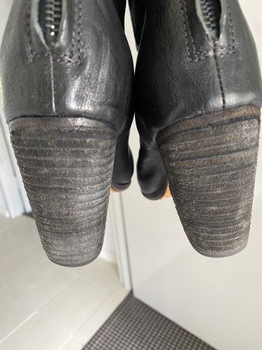Rag & Bone Classic Newbury Leather Black Ankle Boots Size 39 - Picture 6 of 13