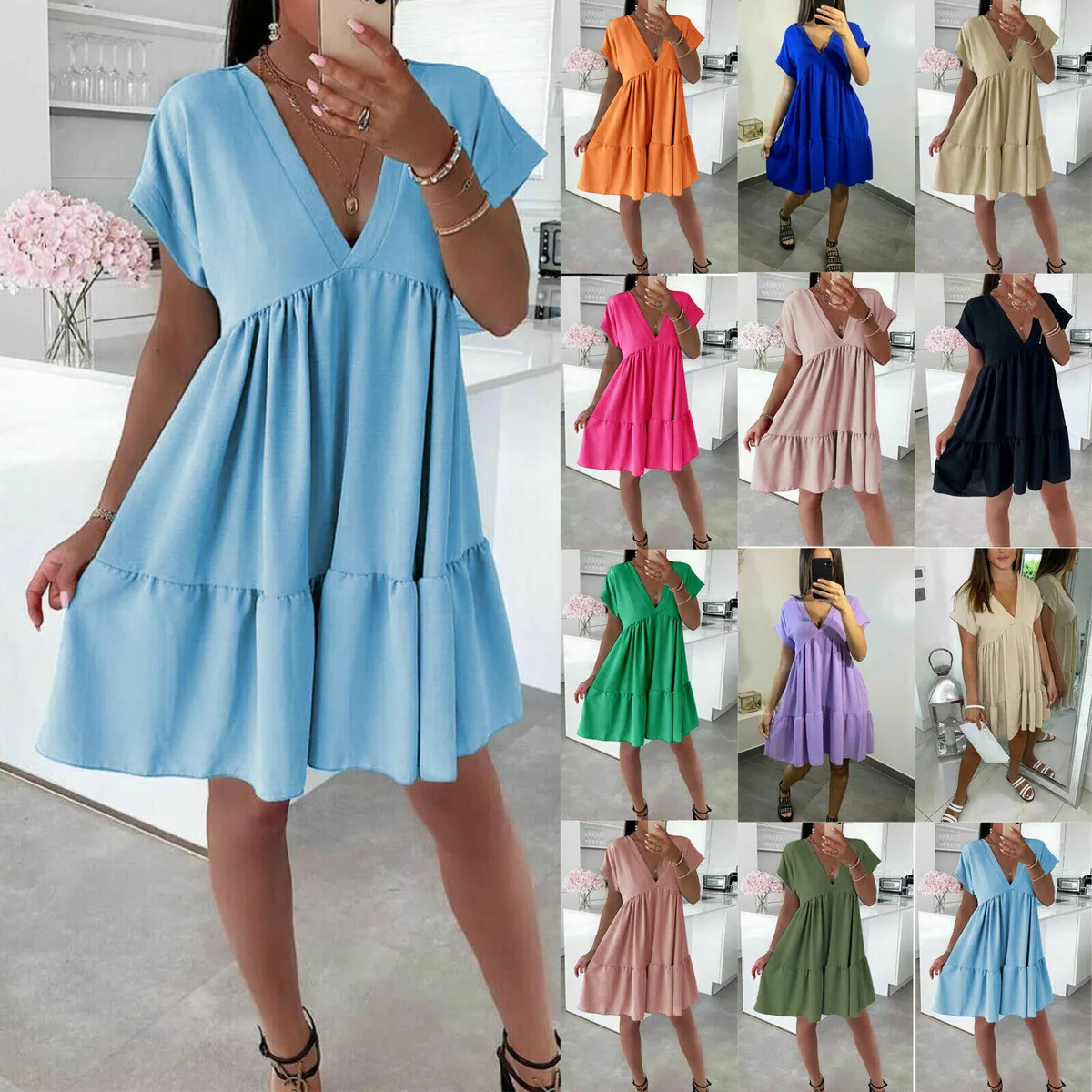 Women sale smock dress