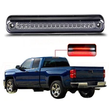 LED 3RD Third Brake Tail Light Black Fit For 1988-98 Chevy GMC C/K Silverado Sie