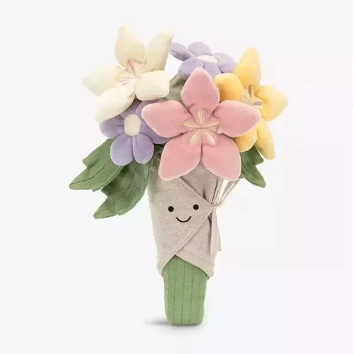 Jellycat Amuseable Bouquet Of Flowers Stuffed Toy Kids Gift for Girlfriend Plush - Picture 4 of 5