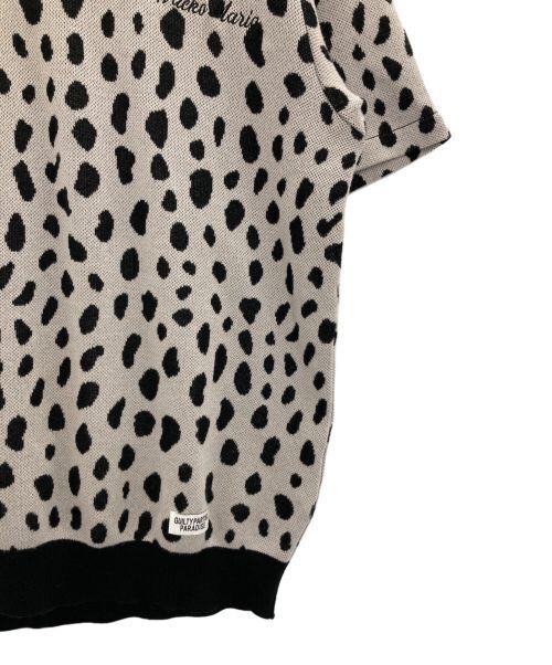 Wacko Maria Leopard Knit Polo Shirt for Men Trendy Fashion Wacko Maria Leopard Knit Polo Shirt for Men Trendy Fashion