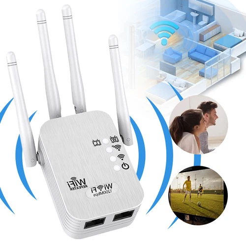 WiFi Signalverstärker WLAN Verstärker 1200Mbit/s WLAN Repeater Extender Booster