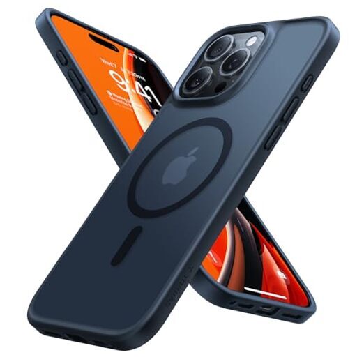 Magnetic Shockproof for 16 Pro Max Case, [Compatible with MagSafe] Black