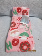 Christmas - Joy, Ho Ho, Santa, Gnomes, Etc. Set Of 2 Kitchen Towels New