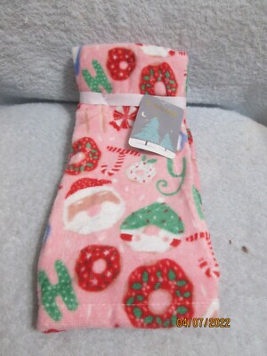 Christmas - Joy, Ho Ho, Santa, Gnomes, Etc. Set Of 2 Kitchen Towels New