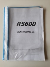 RS 600 Sailing Dinghy Owners Manaul. Racing Sailboats. LDC. Skiff.