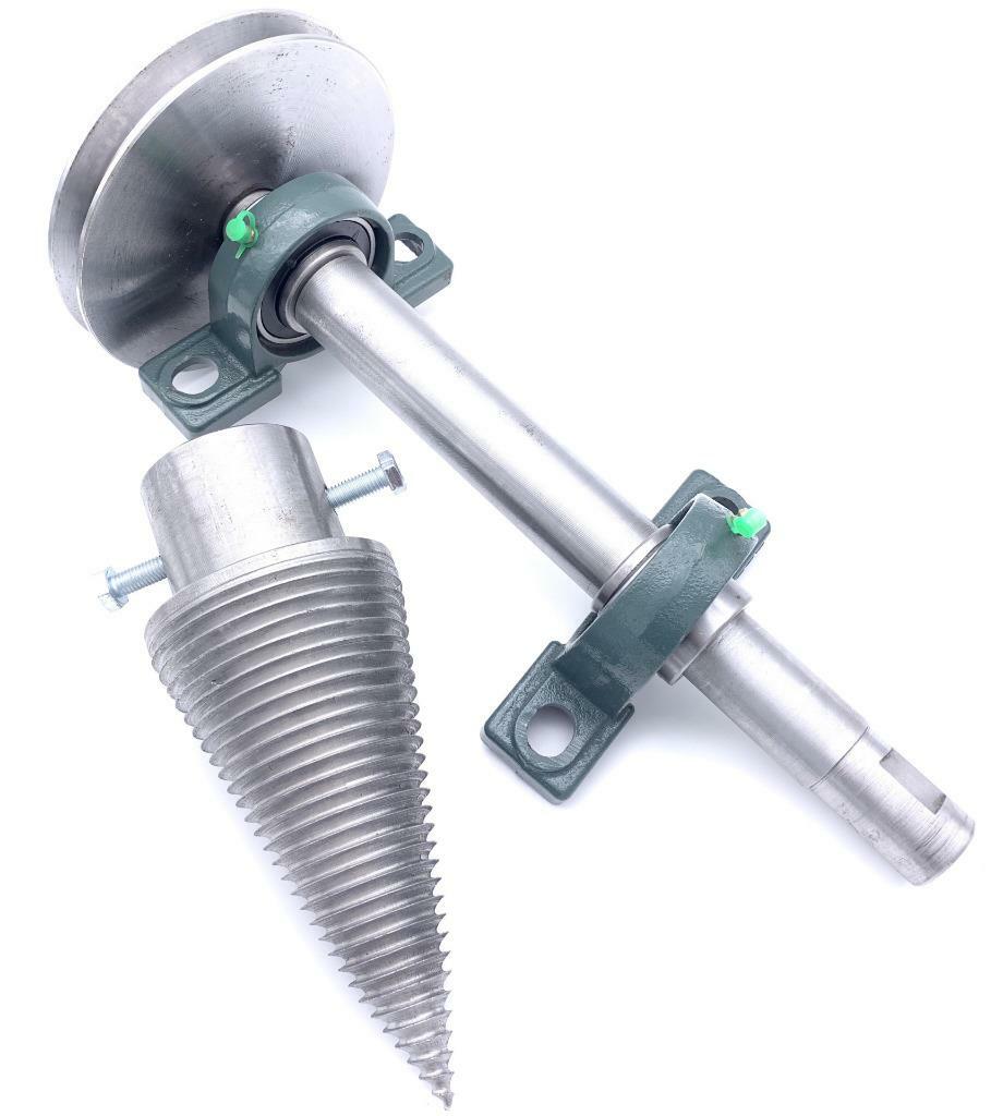Log Wood Splitter Screw Kit Electric Motor Cutter Cone 100 mm Heavy Duty  PTO | eBay