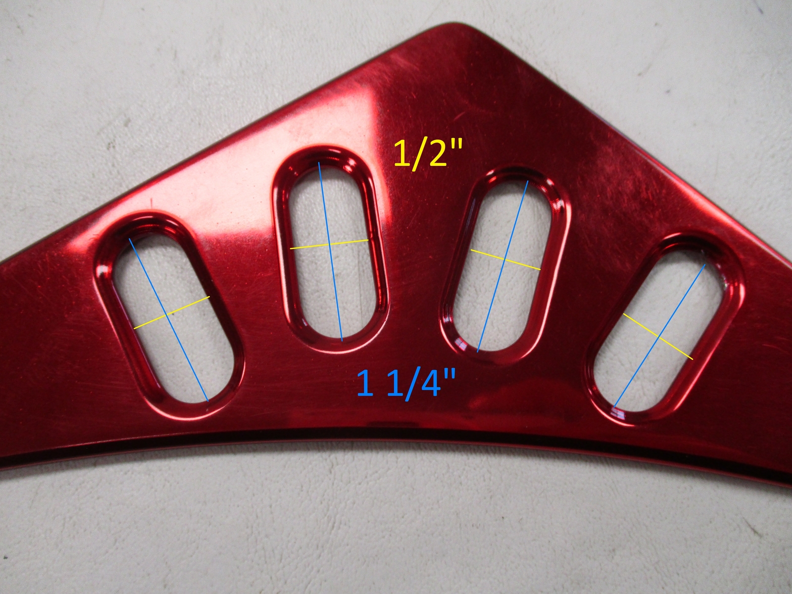 LEGEND BASS BOAT ALUMINUM TOOL HOLDER BEZEL LIGHT RED 316463 MARINE BOAT
