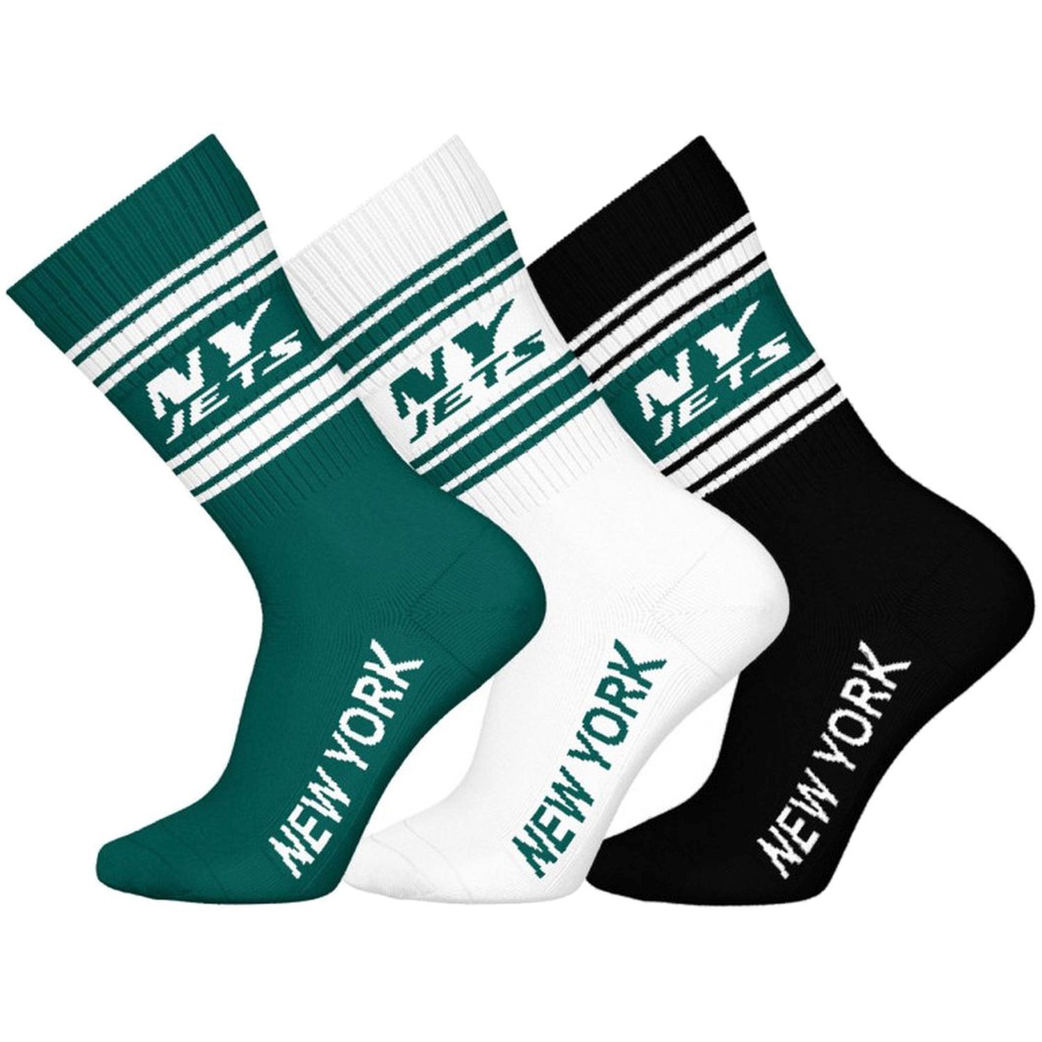 Мужские носки NFL Crew Socken - New York Jets 3er Pack