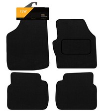 Car Floor Mats For Fiat Idea 2003-2012 Fully Tailored Carpet Black 4Pc