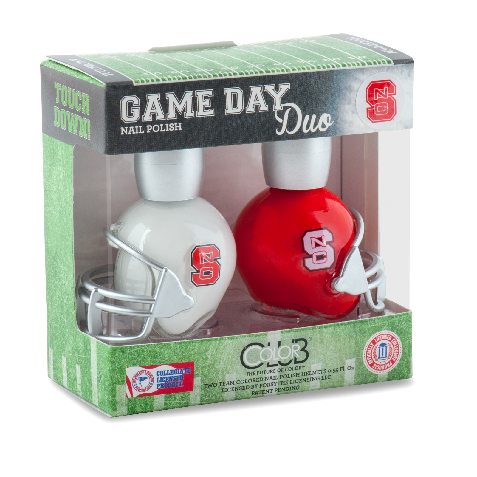 NORTH CAROLINA STATE UNIVERSITY NAIL POLISH SET-NORTH CAROLINA STATE POLISH-2 PK