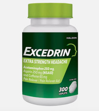Excedrin Extra Strength Caplets 300 ct Pain Reliever Jumbo Size Headache Relief
