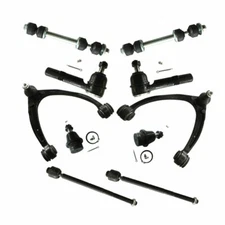 Control Arms Ball Joints Inner Outer Tie Rod Ends Links For 07-13 Trucks  L15CA