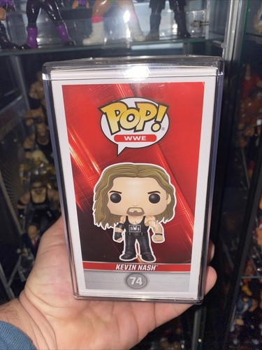Wwe Kevin Nash Autografo (Chase) Funko Pop Hard Stack Dark Parlor Certificato di autenticità - Foto 6 di 7