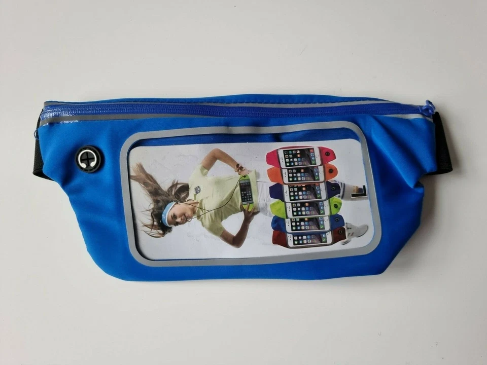 Cinturón para correr Soporte para teléfono deportivo Bolso de cintura ajustable 5 COLORES Foto 2 de 4