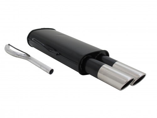 Novus Sportauspuff +Abe 2X76Mm Sr-Design Stahl FüR VW Passat 3B 35I-image