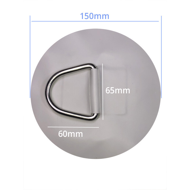 Inflatable Boat Dring 316 Stainless Steel, PVC Patch 150mm eBay