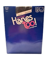 Hanes Too!  Size AB Pantyhose Control Top Style 137 Reinforced Toe Gentlenrown
