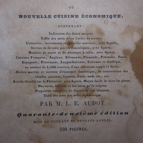 N23.309 La cuisinière de la campagne et ville 1862 manuel illustré Audot - Imagen 3 de 22