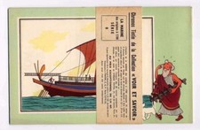 Hergé Chromos Histoire de la marine des origines à 1700 Ed. Dargaud TBE