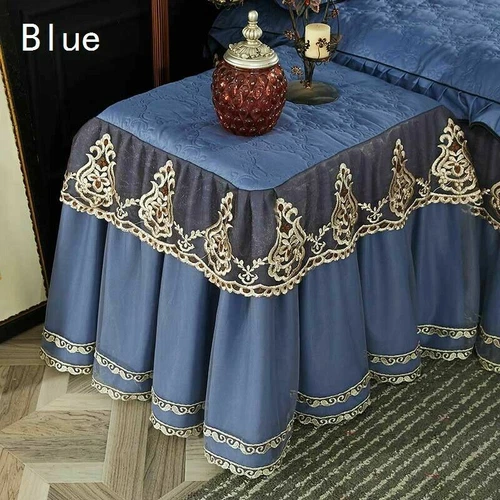 1x Luxus Staubschutz Kleine Tischdecke Nachttisch Schutzplatte Wohndeko Multi - Bild 9 von 11