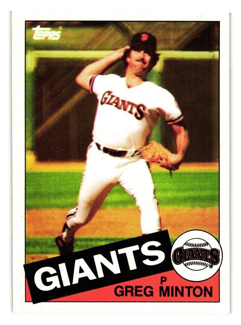 1985 Topps - #45 Greg Minton