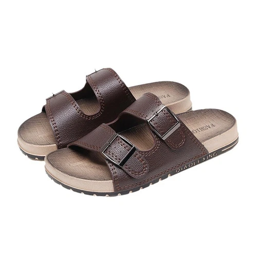Herren Pantoletten Damen Gemütliche Hauslatschen Hausschlappen Schuhe Sandalen - Bild 5 von 18