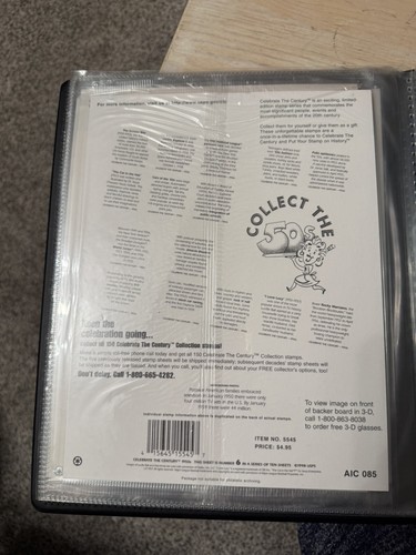 USPS Celebrate The Century Commemorative Stamp Collection 1900 - 1999 Full Set - Bild 13 von 21
