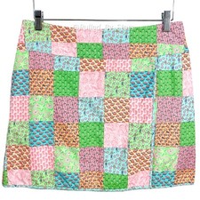 VINEYARD VINES Colorful Pastel Summertime Patchwork A-Line Skirt - Size 6 - EUC