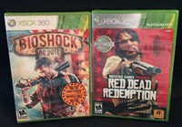 Xbox 360/one ✔ Red Dead Redemption & Bioshock Infinite Lot ✔ 2 Sealed Games Xbox 360/one ✔ Red Dead Redemption & Bioshock Infinite Lot ✔ 2 Sealed Games