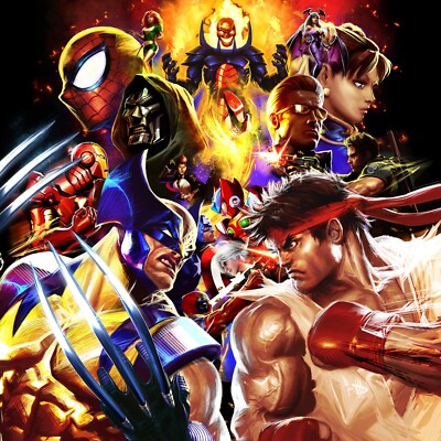 ポスター Marvel Capcom vintage posters Marvel vs. Capcom Poster Wall Art Home Decor Photo Prints
