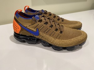 nike vapormax golden beige racer blue