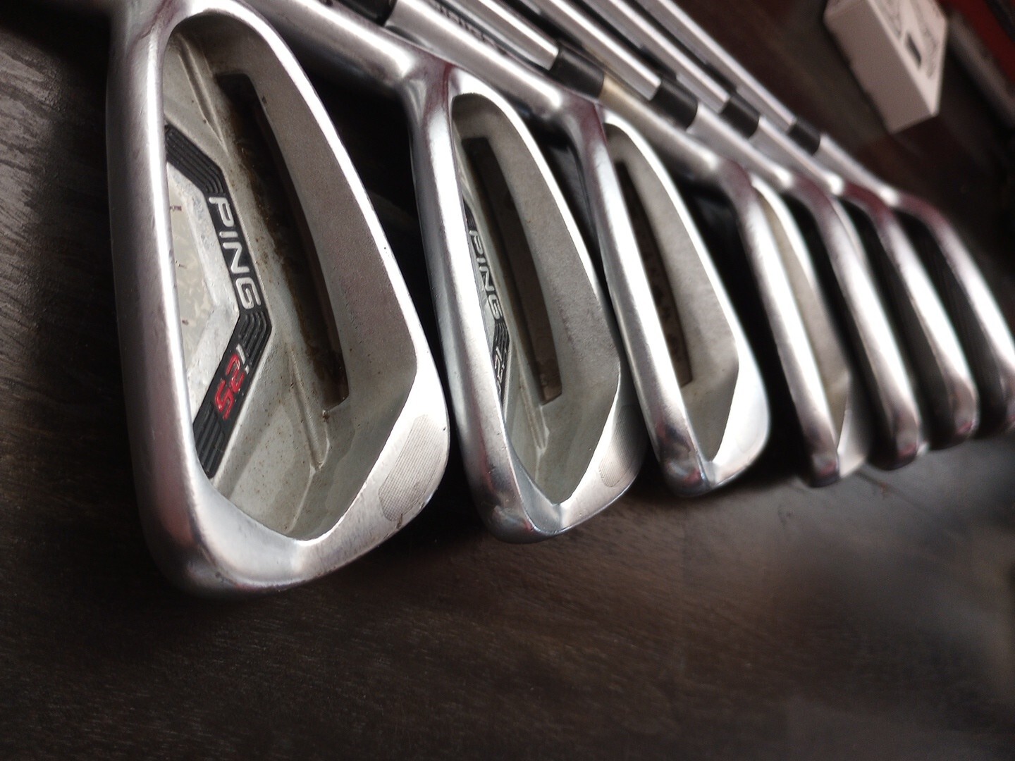 Ping I25 Iron Set, Pw4, Stiff Steel Shaft, Black Dot Ping Irons eBay