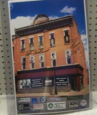 P27  12X18 POSTER SIGNED BY BRET HART  BOB BACKLUND  W/COA