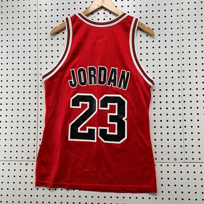 Vintage 90s Chicago Bulls Jordan Jersey Mens Size 48 Red #23