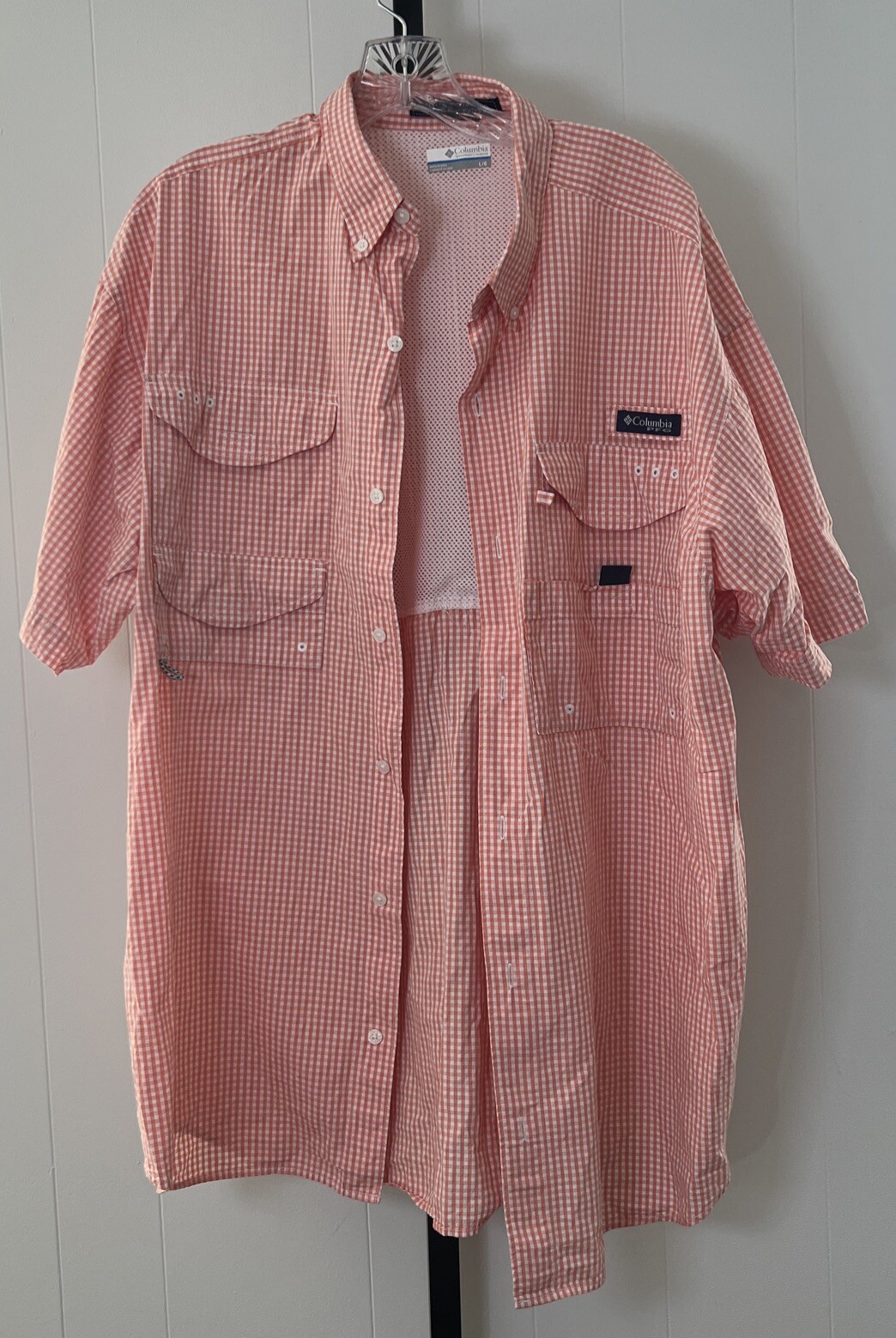 Columbia PFG Super Bonehead Large Men’s Omni Shade Size Large Orange