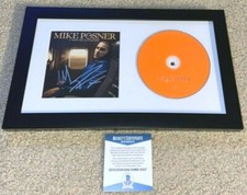 MIKE POSNER FIRMADO 31 MINUTOS PARA DESPEGAR CD CUBIERTA ENMARCADA NOCHE SOLA IBIZA BAS