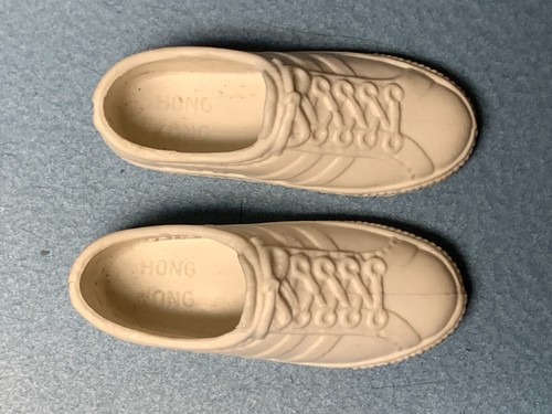 Mattel vintage? Barbie Ken Bambola Bianca Scarpe da Tennis Sneakers Made Hong Kong Inv A - Foto 6 di 8