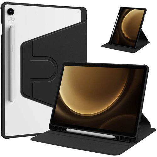 Für Samsung Galaxy Tab A9 Plus S9 S10 Shockproof Case Rotating Flip Stand Cover - Afbeelding 14 van 56
