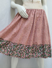 Vintage East River Clothing Co. Floral Tiered Skirt - Size Small - Waist 27"